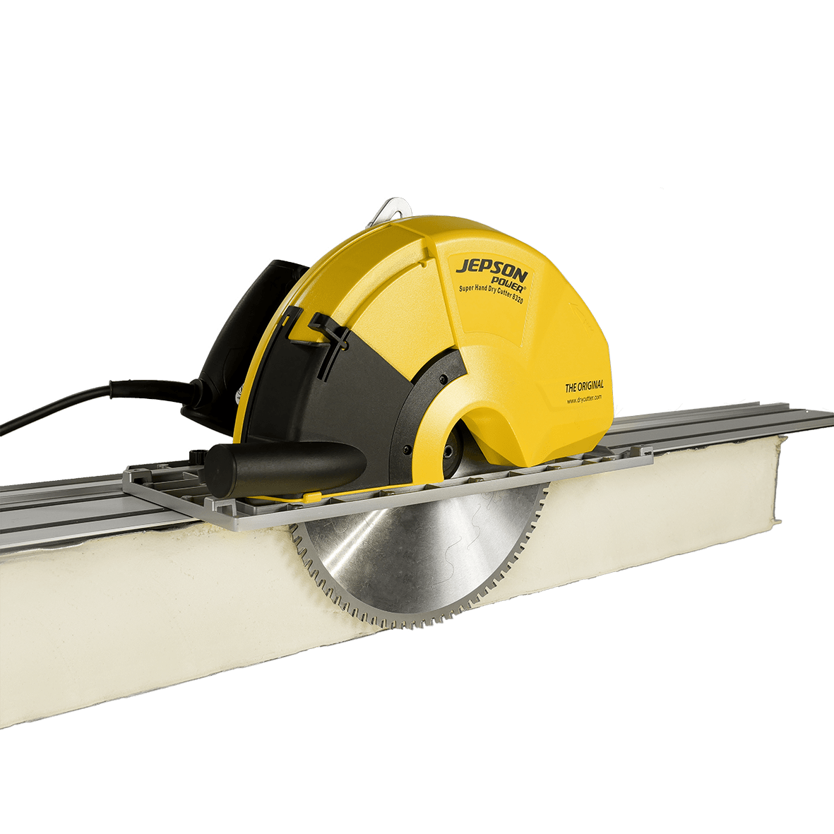 JEPSON POWER INC. 608270USET SUPER HAND DRY CUTTER 8320 110V incl. Ø 12 5/8" (320mm)/84T saw blade and guide rail set