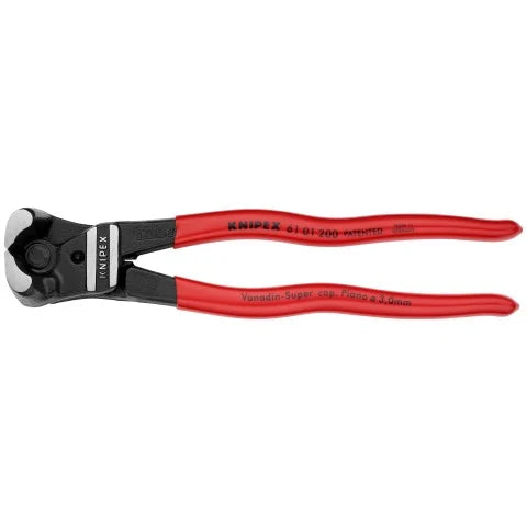KNIPEX 61 01 200 8" High Leverage Bolt End Cutting Nippers
