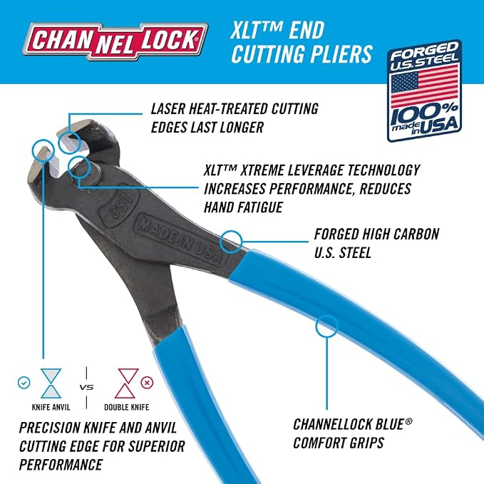 7.5" END CUTTING PLIER
