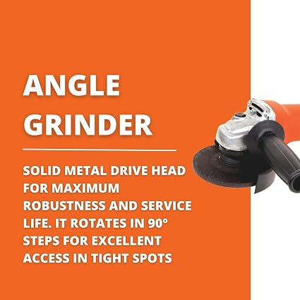 4½ In. Compact Angle Grinder 760W 6.6A 120V Spindle Lock