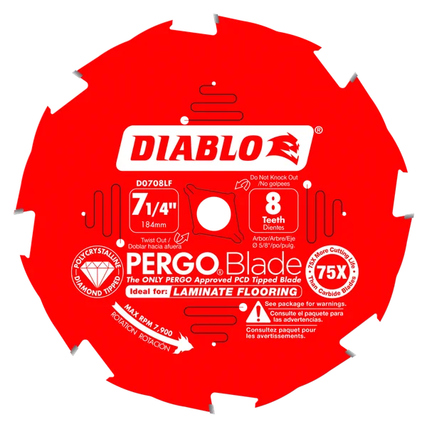 DIABLO D0708LF 7-1/4" PREGO BLADE