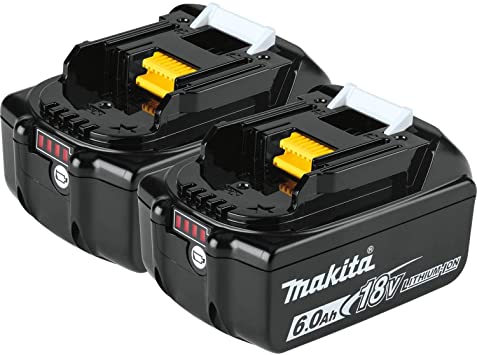 MAKITA 197429-0 18V 6Ah Li-Ion Battery BL1860B (2 PK)