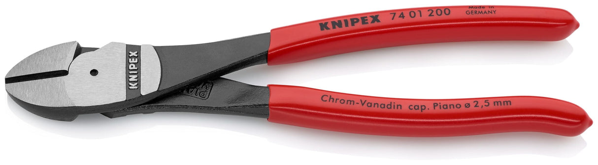 KNIPEX 74 01 200 SBA 8" High Leverage Diagonal Cutters