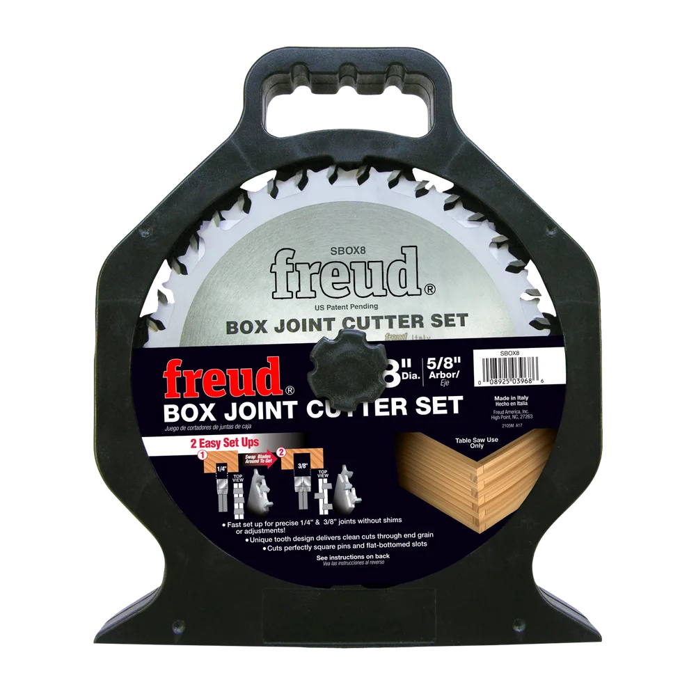 FREUD SBOX8 8" BOX JOINT BLADE SET