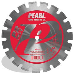 PEARL PV1412AGS 14" x .125" x 1", 20MM ASPHALT AND GREEN CONCRETE DIAMOND BLADE