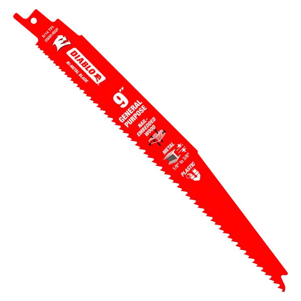 DIABLO DS0914BGP5C 5PC SAWZAL BLADE 9"