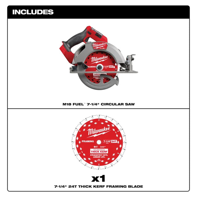 M18 FUEL 7-1/4” Circular Saw (Tool Only)