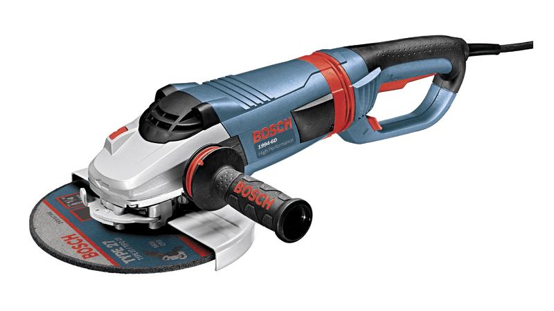 BOSCH 1994-6D 9 In. 15 A High Performance Large Angle Grinder with No Lock-On Switch