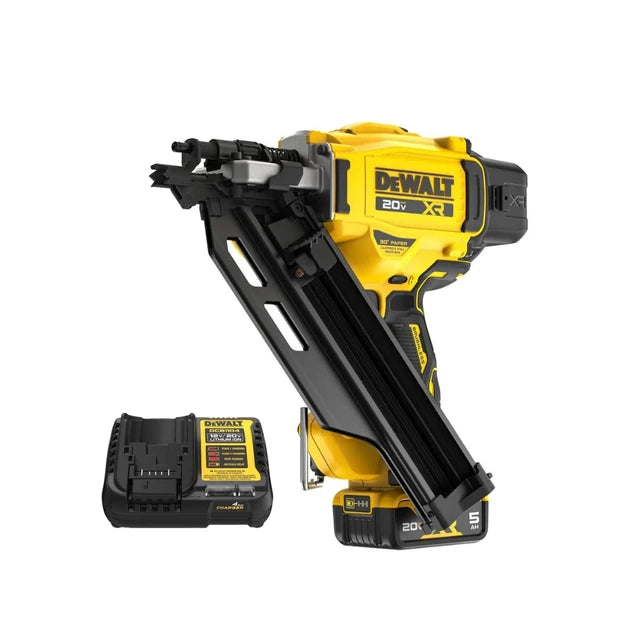 20V MAX* Brushless Cordless 30° Paper Tape Framing Nailer Kit