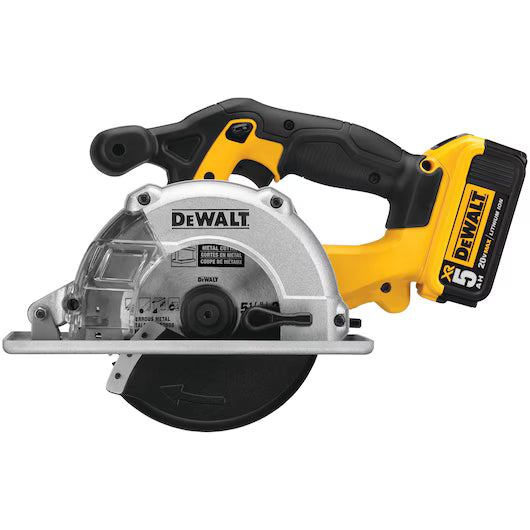 DEWALT DCS373P2 20V MAX LI-ION METAL CUTTING SAW (5.0AH) W/ 2 BATTERIES AND BAG