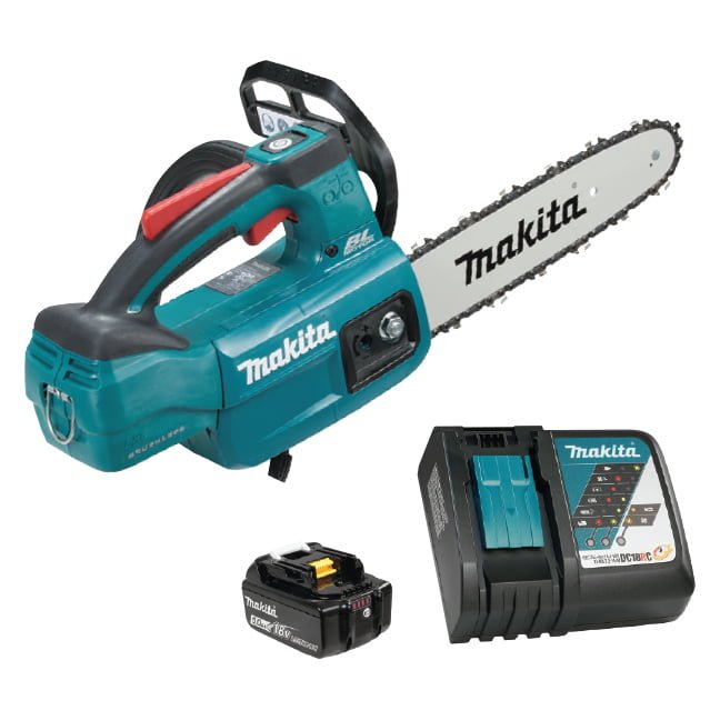 MAKITA DUC254RT 18V LXT Brushless Cordless 10" Top Handle Chain Saw w/XPT (5.0Ah Kit)
