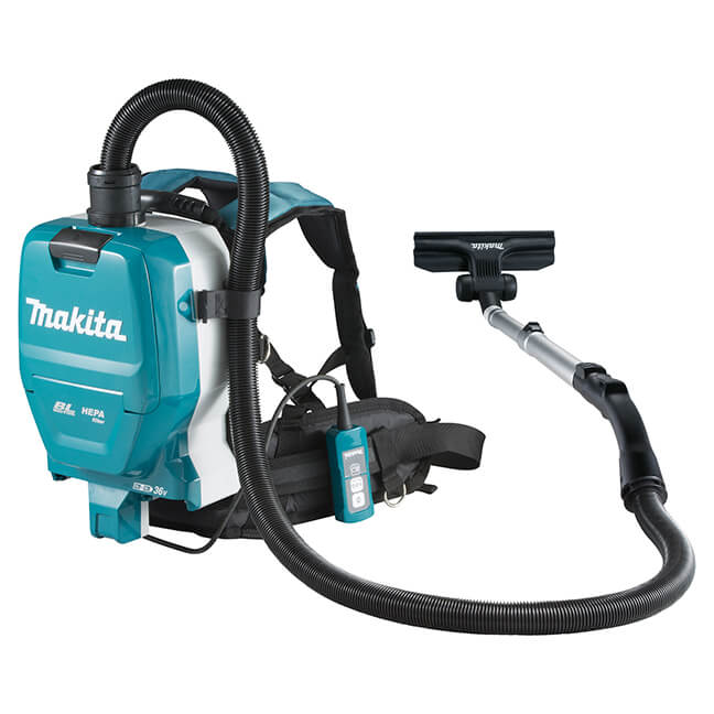 MAKITA DVC261ZX11 18Vx2 LXT Cordless Backpack Vacuum Cleaner (2.0 L) (Tool Only)