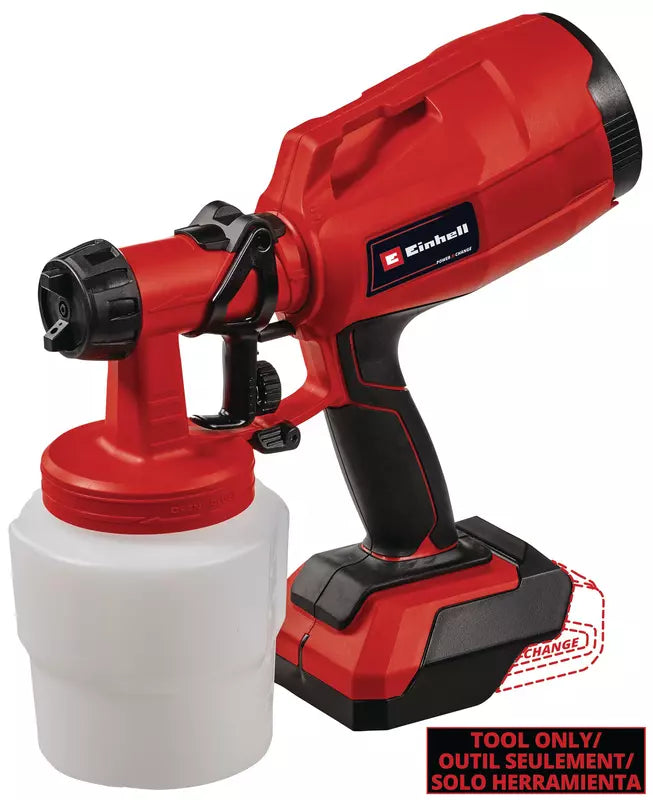 EINHELL 4260027 Cordless HVLP Handheld Paint Sprayer