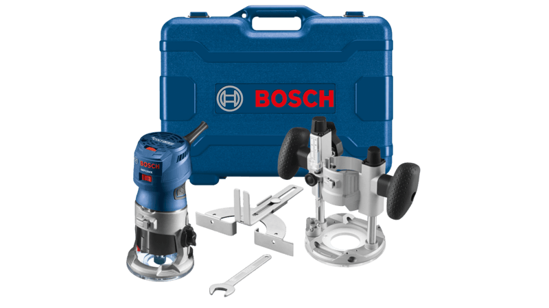 BOSCH GKF125VCEPK Colt 1.25 HP (Max) Variable-Speed Palm Router Combination Kit
