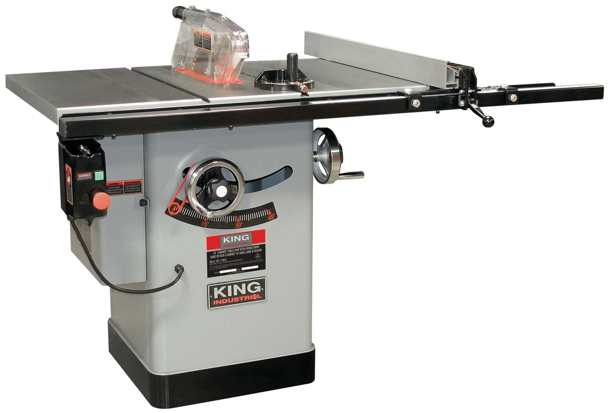 KING CANADA KC-10KX/U30 10” CABINET TABLE SAW