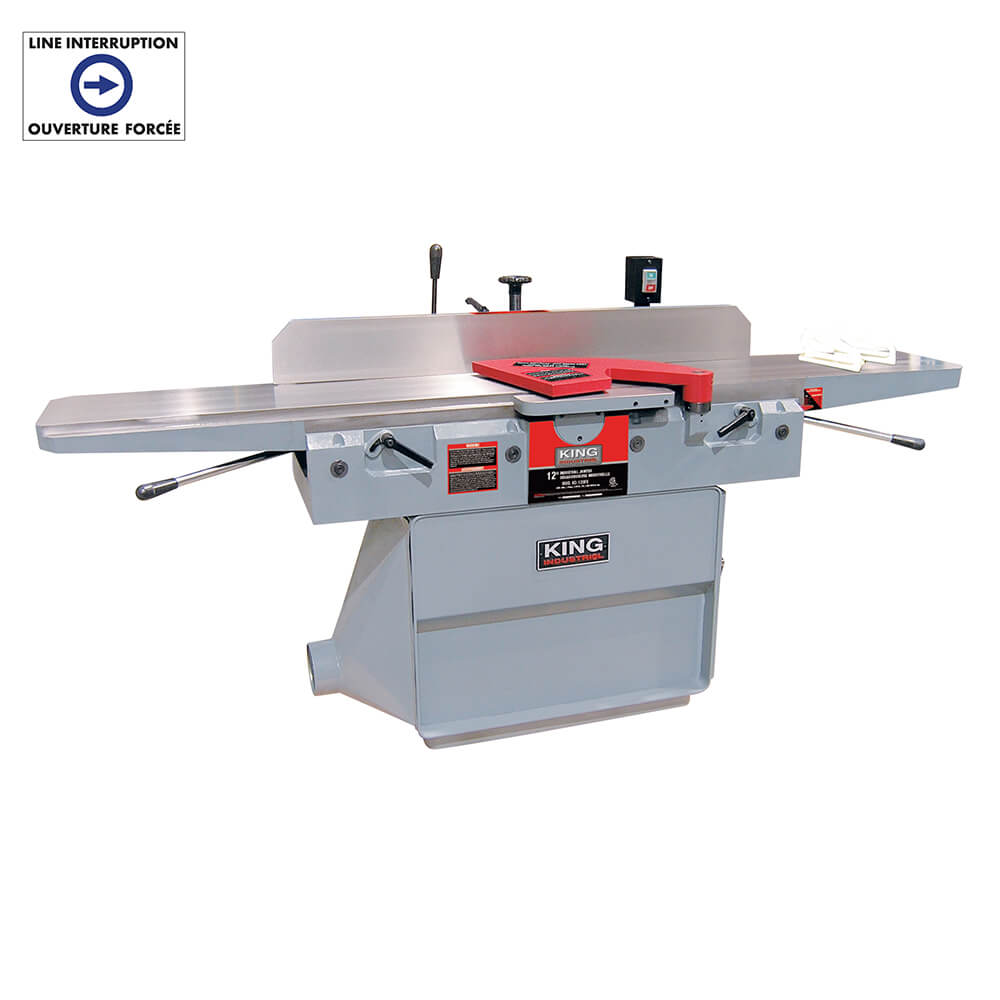 KING CANADA KC-120FX-5 12" INDUSTRIAL JOINTER (550V, 3 PHASE)