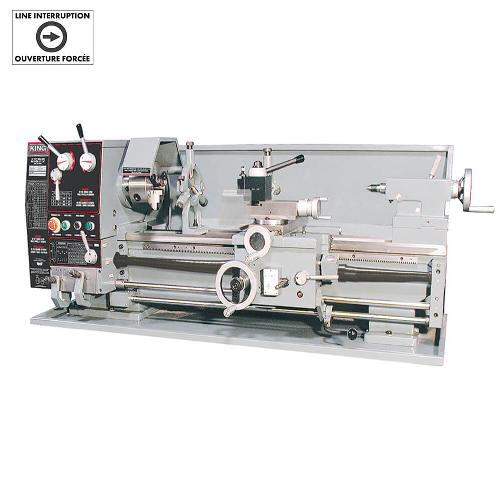 KING CANADA KC-1236ML/KM-053 12" X 36" GEARHEAD METAL LATHE WITH TAPER ATTACHMENT
