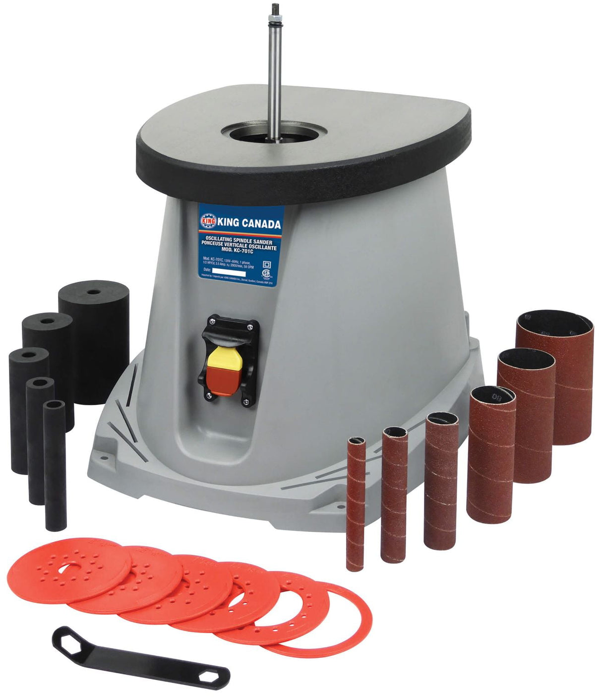KING CANADA KC-701C OSCILLATING SPINDLE SANDER
