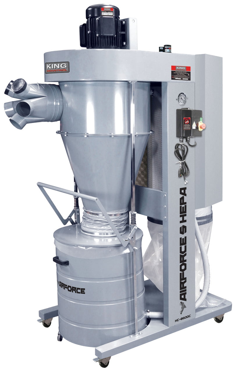 KING CANADA KC-8500C 5 HP Cyclone Dust Collector