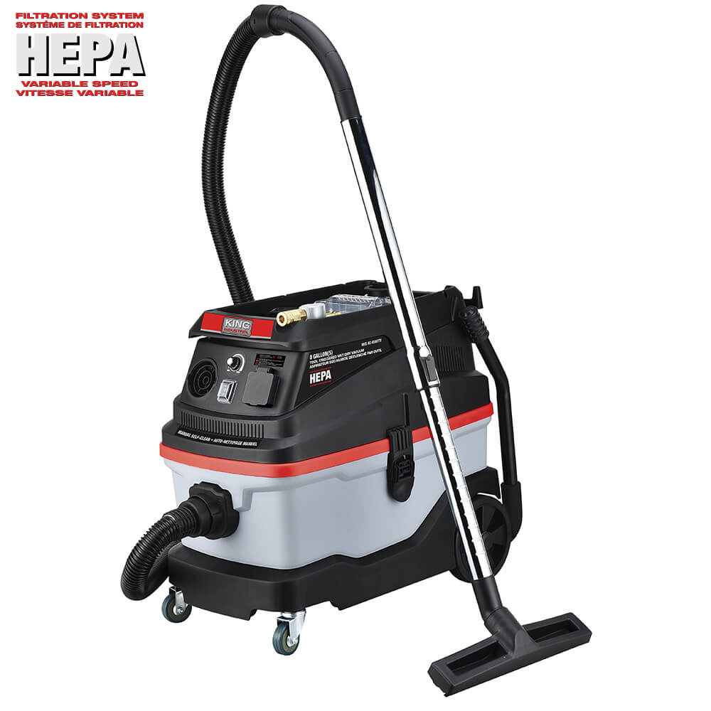 KING CANADA KC-8590TTV 8 GALLON TOOL TRIGGERED WET/DRY VACUUM