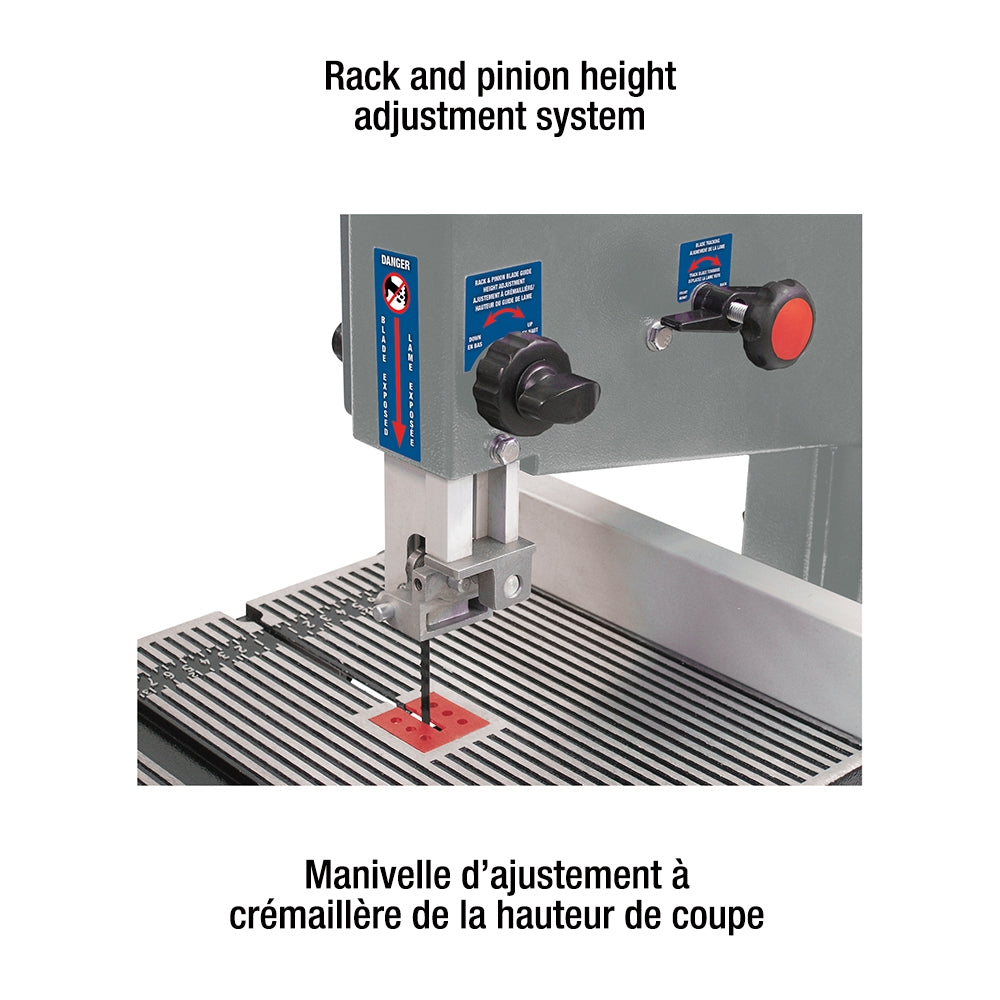 9" WOOD BANDSAW WITH LASER