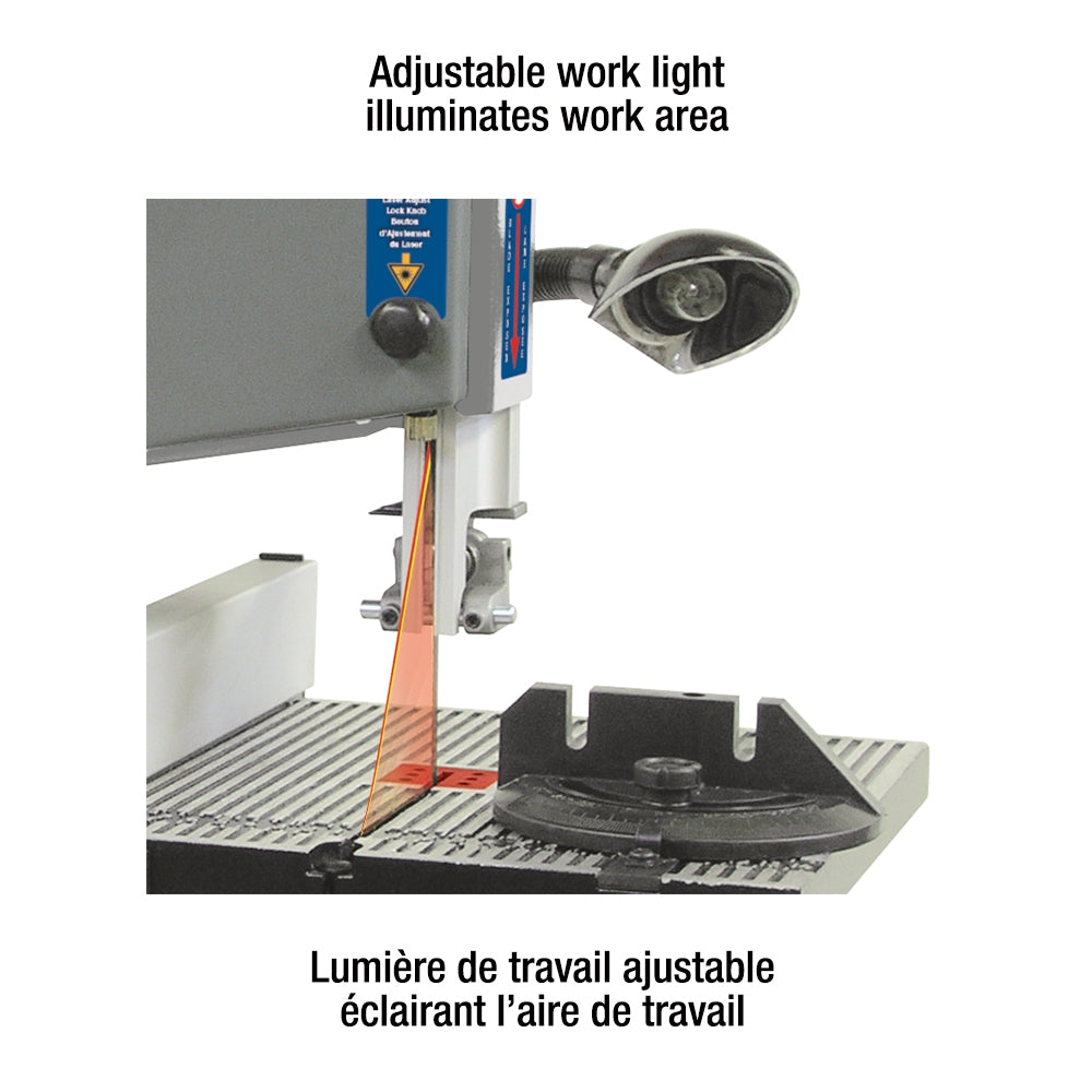 9" WOOD BANDSAW WITH LASER