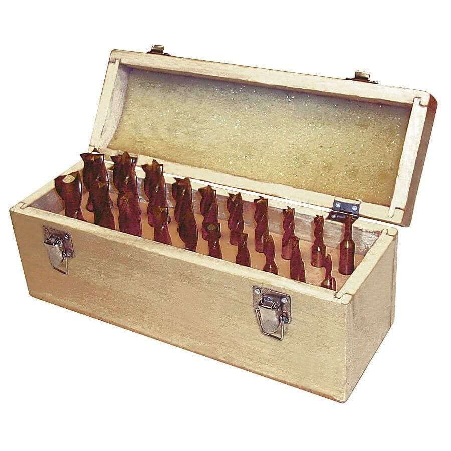 KING CANADA KM-120 20 PC. TITANIUM COATED END MILL SET