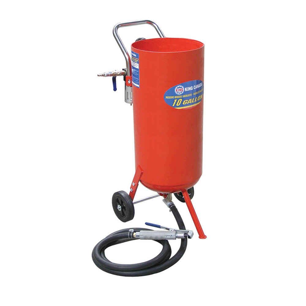 KING CANADA KSB-10 10 GALLON PRESSURE ABRASIVE SANDBLASTER