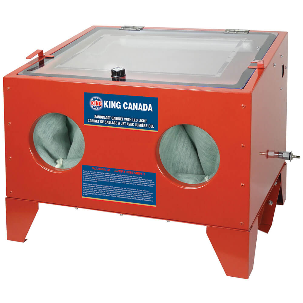 KING CANADA KSB-110N-LED SANDBLAST CABINET WITH LED LIGHT