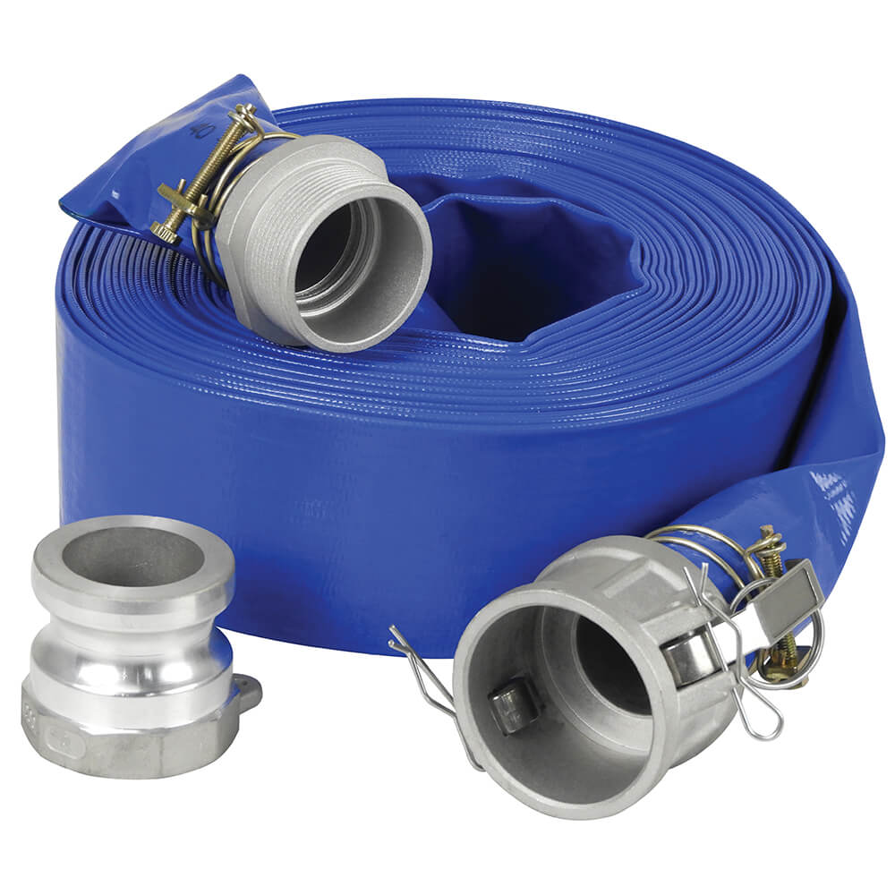 KING CANADA KW-502 2" X 50' PVC DISCHARGE HOSE KIT FOR WATER PUMP