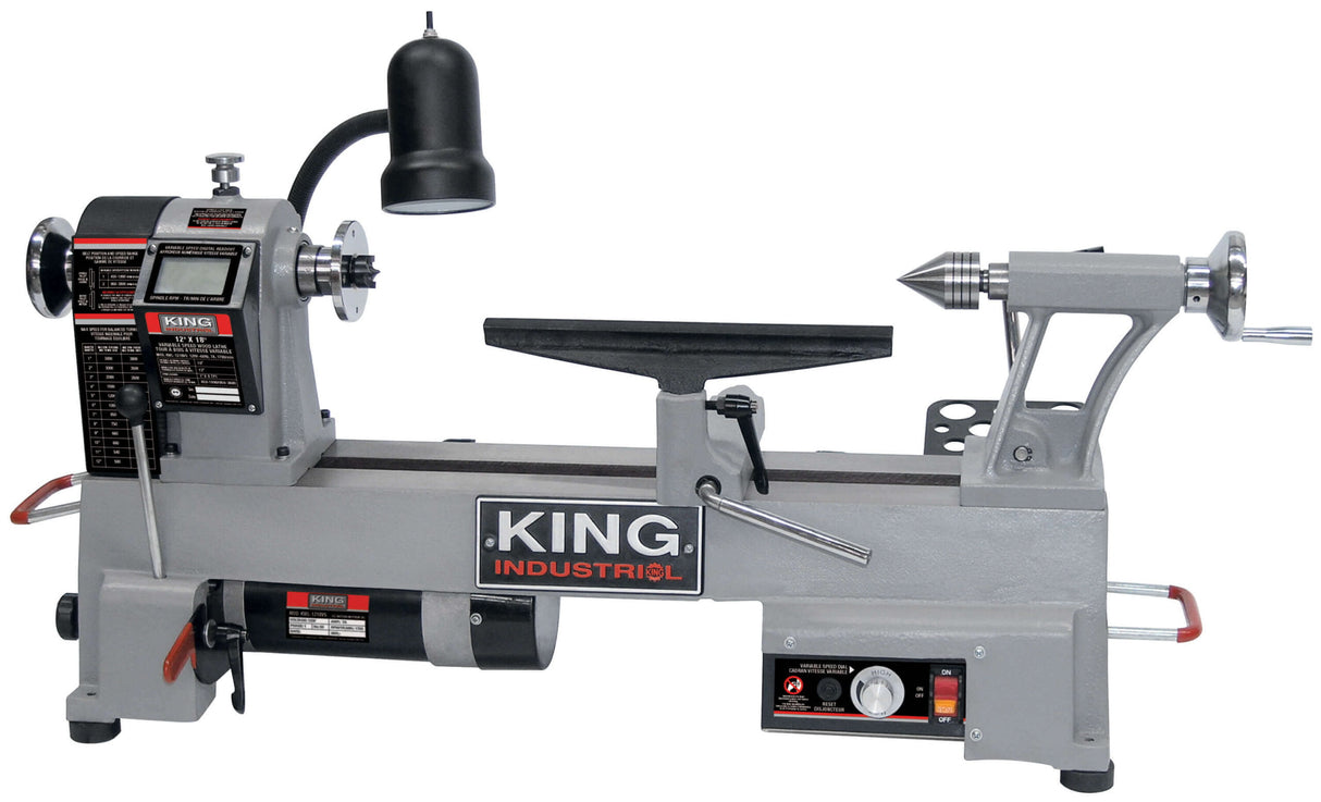 KING CANADA KWL-1218VS 12"x18" VARIABLE SPEED WOOD LATHE
