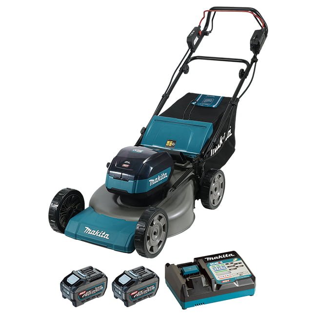 MAKITA LM002GT201 40V max XGT Brushless Cordless 21" Self-Propelled Lawn Mower w/XPT (5.0Ah x2 Kit)