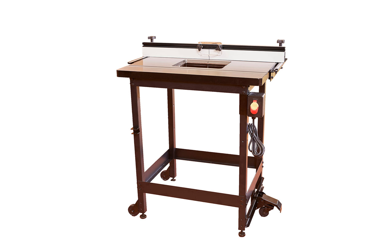 SawStop RT-FS Standalone Cast Iron Router Table – Power Switch In Stand