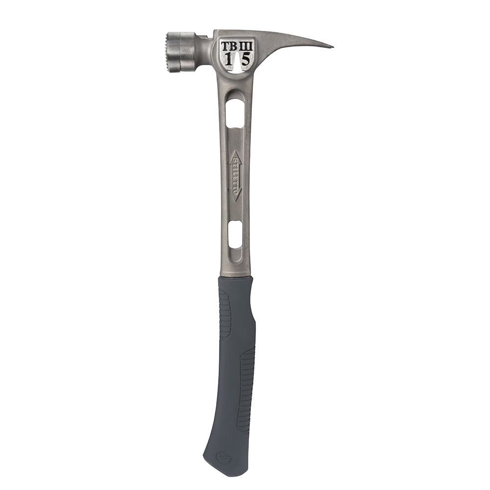 STILETTO® TB3MC TI-BONE™ III Hammer with Milled Face and 18" Curved Handle