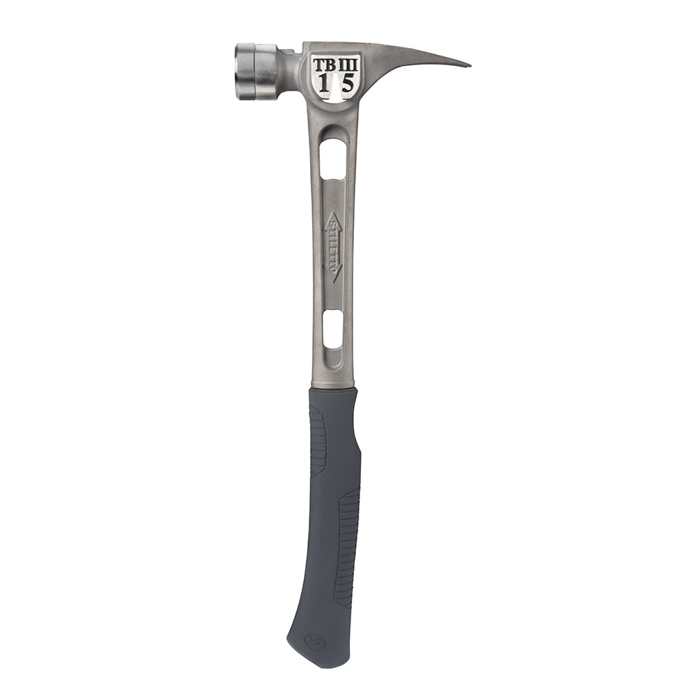 STILETTO® TB3SC TI-BONE™ III Hammer with Smooth Face and 18" Curved Handle