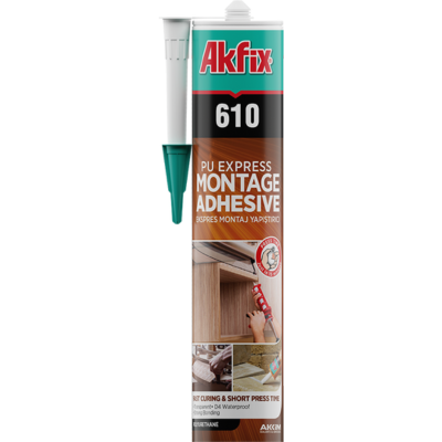 AkFix - 610 PU Express Montage Adhesive (Transparent)