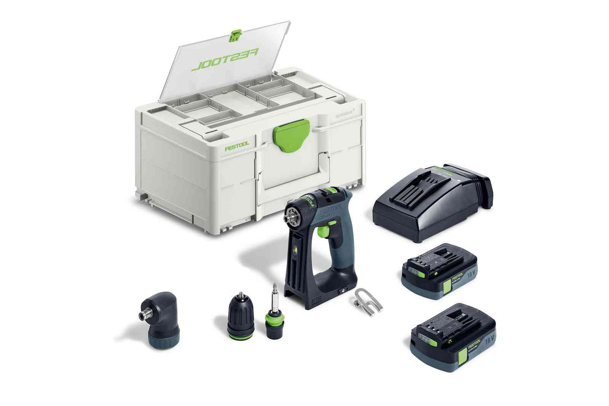 FESTOOL 576889 Cordless Drill CXS 18 HPC 4,0 I-Set