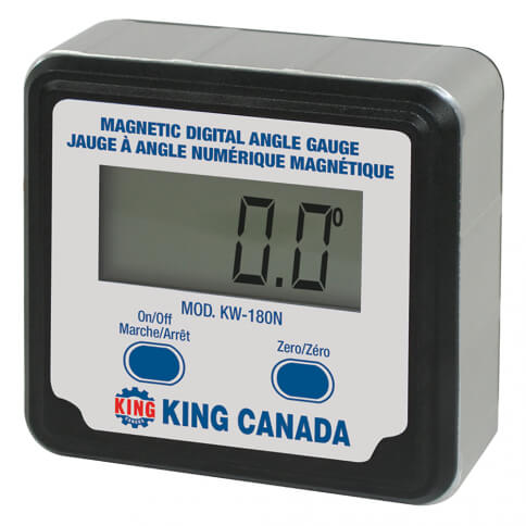 KING CANADA KW-180N MAGNETIC DIGITAL ANGLE GAUGE