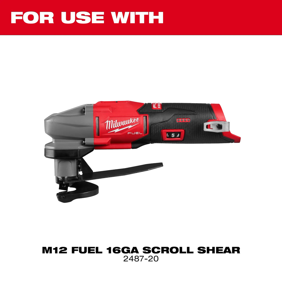 M12 FUEL™ 16 Gauge Scroll Shear Replacement Blade Set
