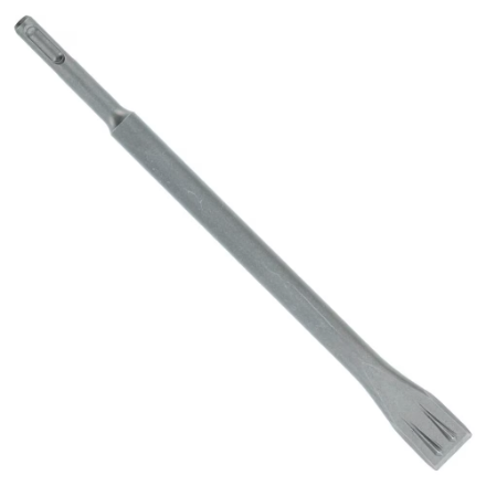 3/4-Inch x 10-Inch SDS Plus Hammer Drill Dual Tooth Flat Chisel for Concrete Demolition and Removal
