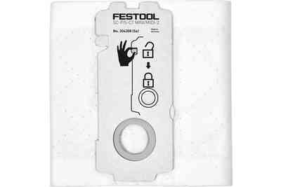 FESTOOL 204308 SELFCLEAN Filter Bag SC-FIS-CT MINI/MIDI-2/5/CT15