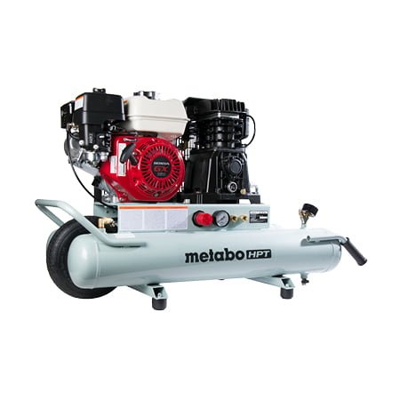 METABO EC2610E 8-Gallon Gas Powered Wheelbarrow Air Compressor