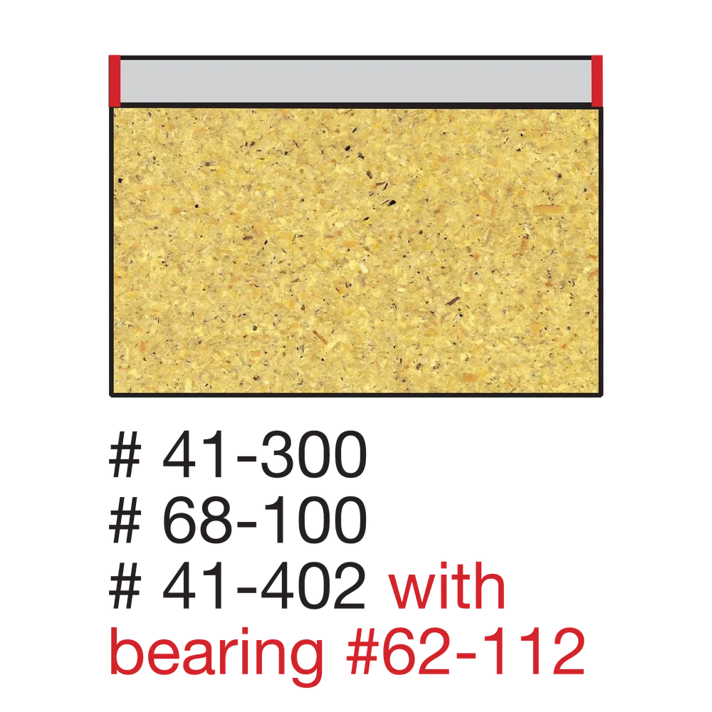 1/4" (Dia.) Flush & Bevel Trim Bit