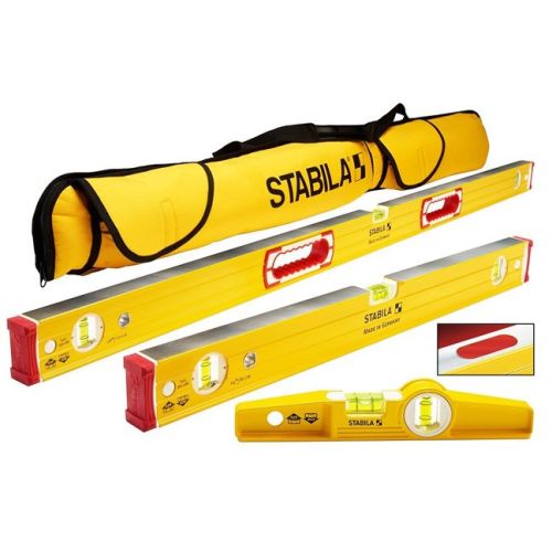 STABILA 48380 Type 196 Magnetic 3-Level Set, 10"/24"/48"