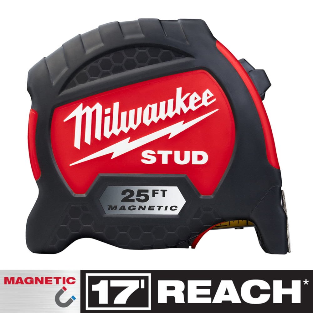 MILWAUKEE 48-22-9725M 25ft STUD™ Magnetic Tape Measure