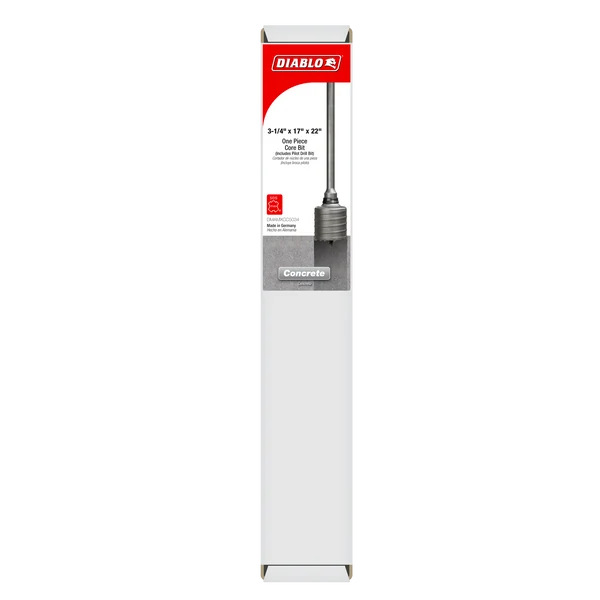 Diablo DMAMXCC5034 3-1/4" x 17" x 22" SDS-Max Carbide Tipped Core Bit