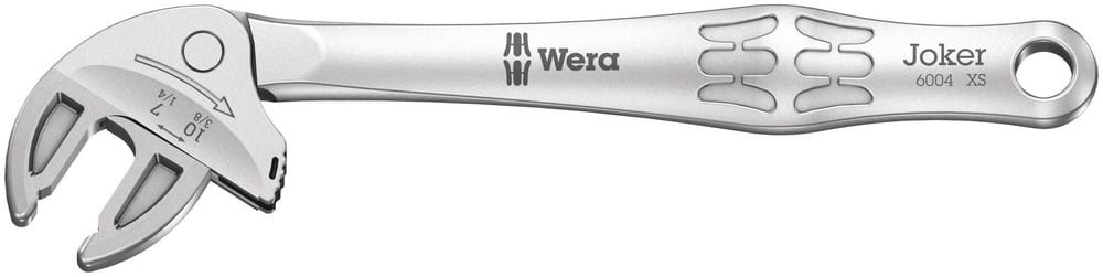 WERA 05020099001 6004 Joker XS Self-setting spanner, 7-10 x 1/4-3/8" x 117 mm