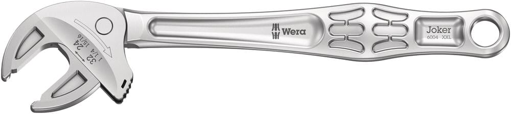 WERA 05020102001 6004 Joker XXL Self-setting spanner, 24-32 x 15/16-1 1/4" x 322 mm