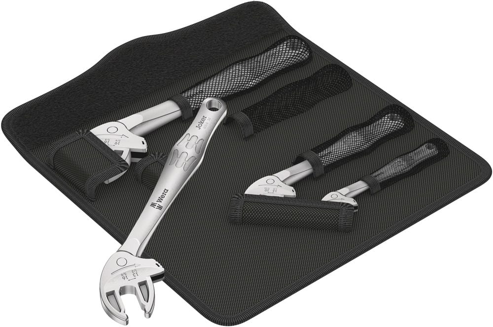 WERA 05020110001 6004 Joker 4 set 1 Self-setting spanner set, 4 pieces