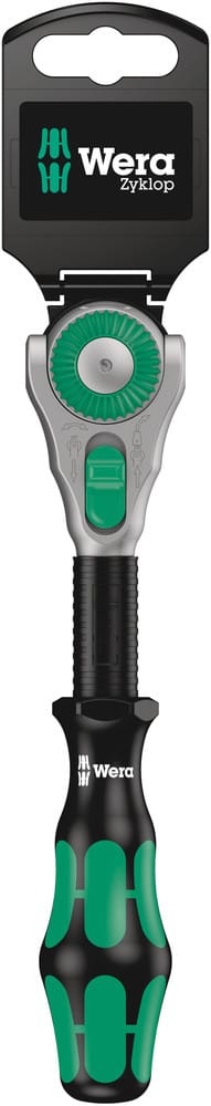 WERA 05073261001 8000 B SB Zyklop Speed Ratchet with 3/8" drive, 3/8" x 199 mm